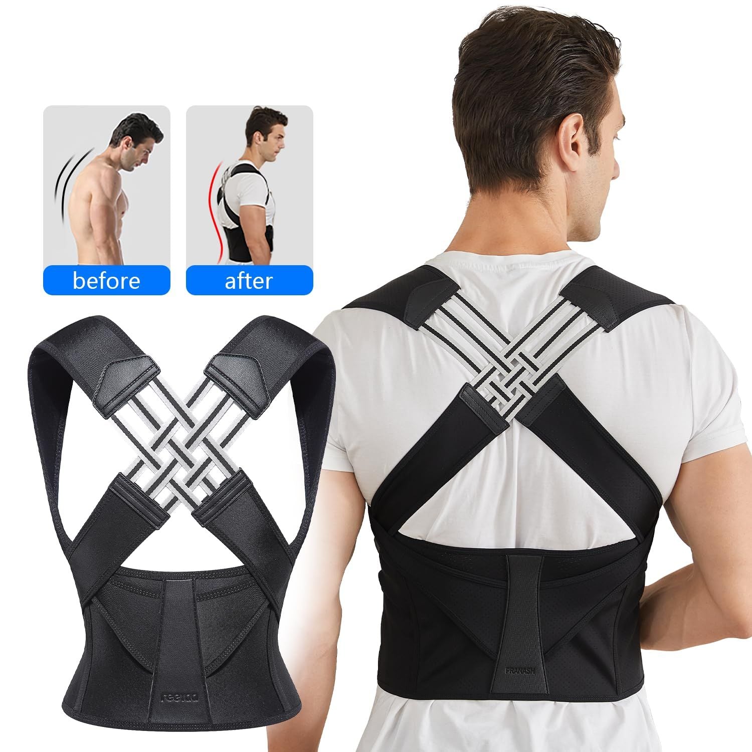 Back support posture belt for office use
حزام دعم الظهر للاستخدام في المكتب