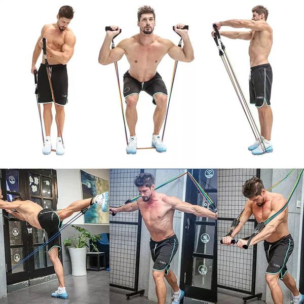 Fitness resistance bands for strength training
أحزمة مقاومة لتمارين القوة