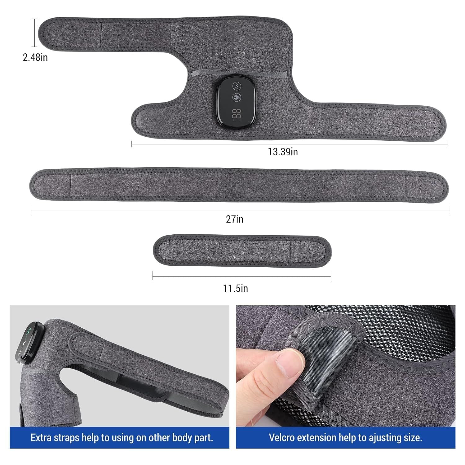 Portable knee massager for daily comfort
جهاز مساج محمول للركبة للاستخدام اليومي