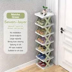 Shaped shoe rack for home organization
منظم أحذية بتصميم مبتكر لتنظيم المنزل
