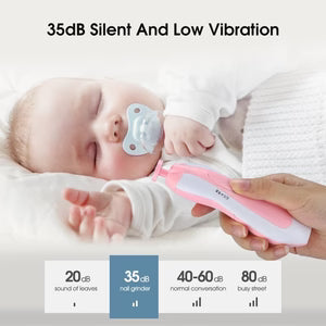 Baby Nail Trimmer – Safe & Gentle Electric Nail Care مقص أظافر الأطفال الكهربائي – آمن ولطيف للعناية بالأظافر