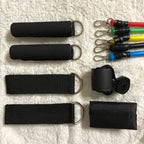 Bodybuilding Resistance Bands Set  مجموعة أحزمة مقاومة لتمارين كمال الأجسام