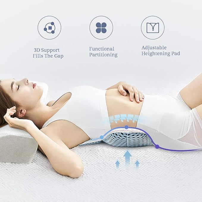 Cushion Back Support Pillow – Comfortable Lumbar Support وسادة دعم الظهر – راحة ودعم أسفل الظهر